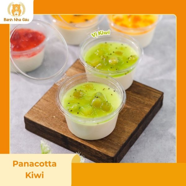 panna cotta kiwwi
