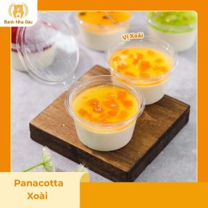 panna cotta xoài