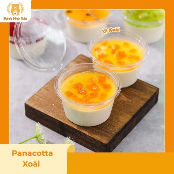panna cotta xoài