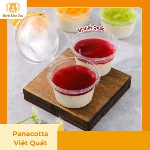 panna cotta việt quất