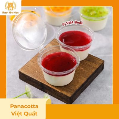 panna cotta việt quất