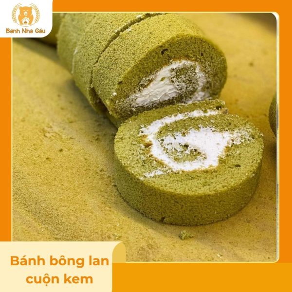 Bánh Bông Lan Cuộn Kem
