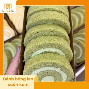 Bánh Bông Lan Cuộn Kem