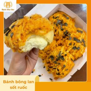 Bánh Bông Lan Sốt Ruốc