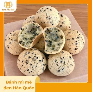 Bánh Mì Mè Đen Hàn Quốc