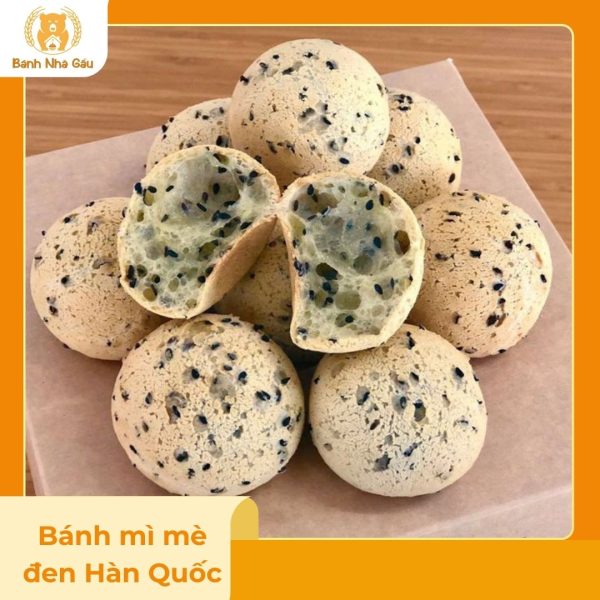 Bánh Mì Mè Đen Hàn Quốc