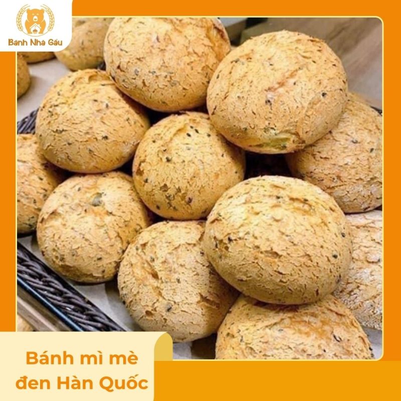 Bánh Mì Mè Đen Hàn Quốc