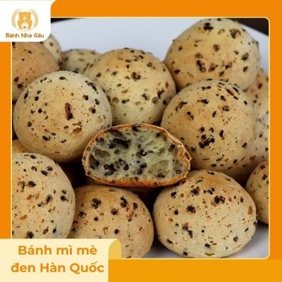 Bánh Mì Mè Đen Hàn Quốc