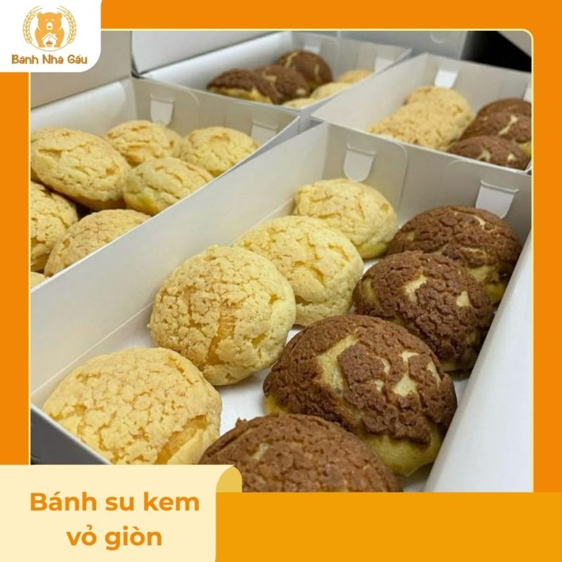 Bánh Su Kem Vỏ Giòn