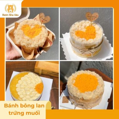 Bánh bông lan trứng muối
