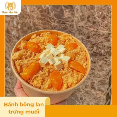 Bánh Bông Lan Trứng Muối