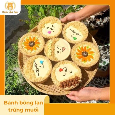 Bánh Bông Lan Trứng Muối
