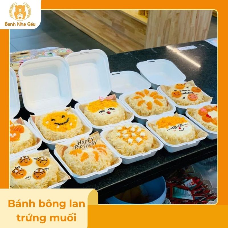 Bánh Bông Lan Trứng Muối
